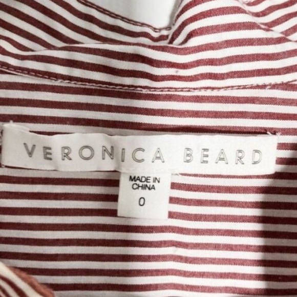 Veronica Beard | Harper Lace Up Top - Picture 2 of 6